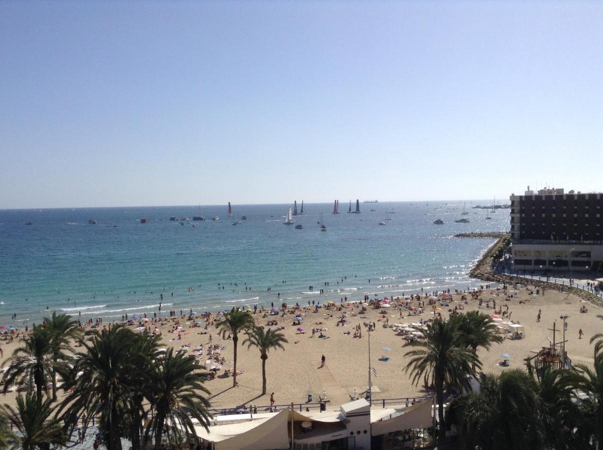Atico Loft En Frente Al Mar Terraza Vista Espectacular Apartman Alicante Kültér fotó